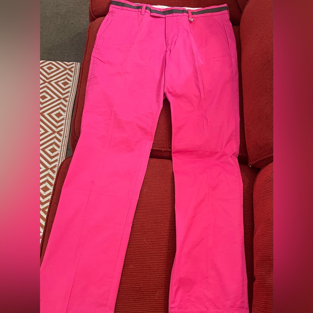 Cotton pink pants size 32 waist